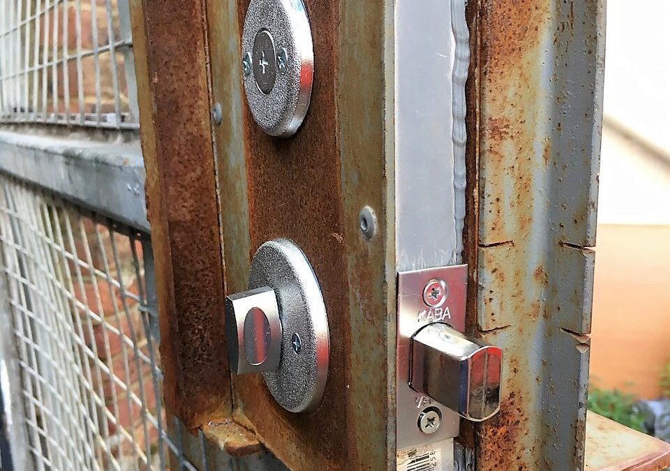 Digital code lock installation commercial Brighton