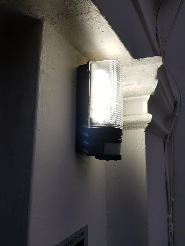 New Motion-Activated Security Light in Hove