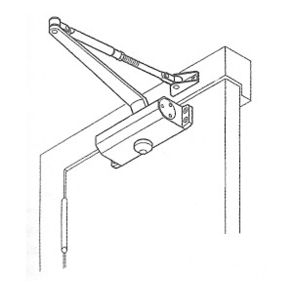 door closer install standard