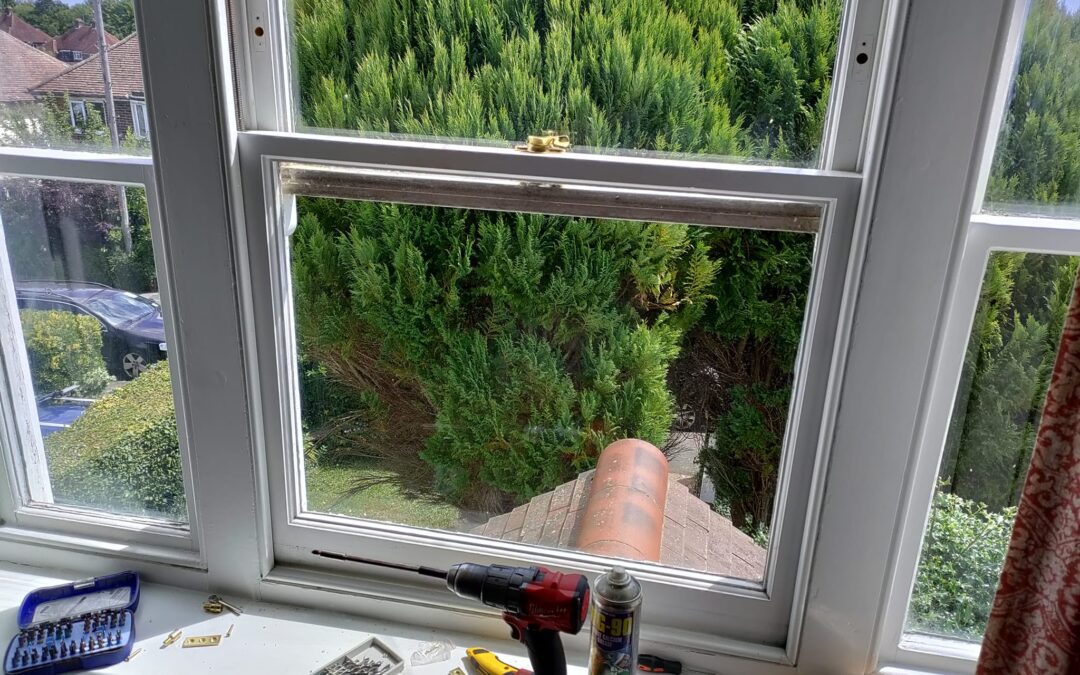 sash window lock installation