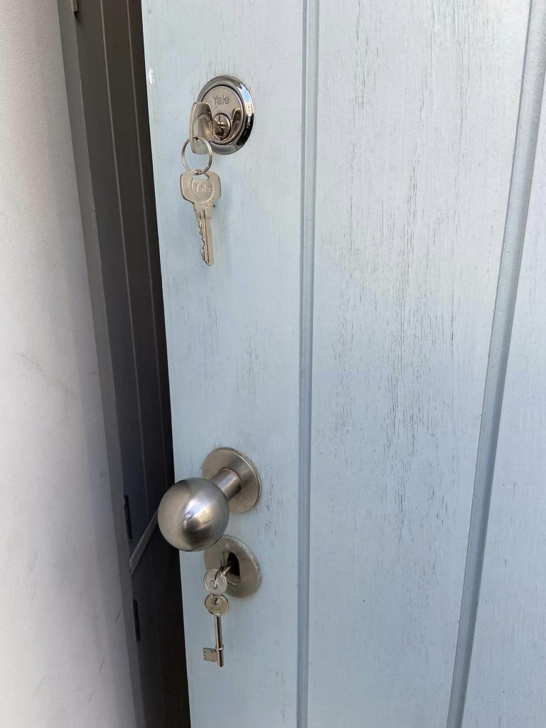 Door with locks