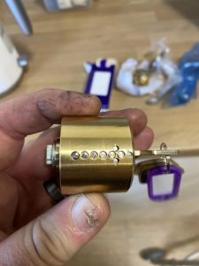 Swedish-Round-Double-Cylinder-Lock-Installation