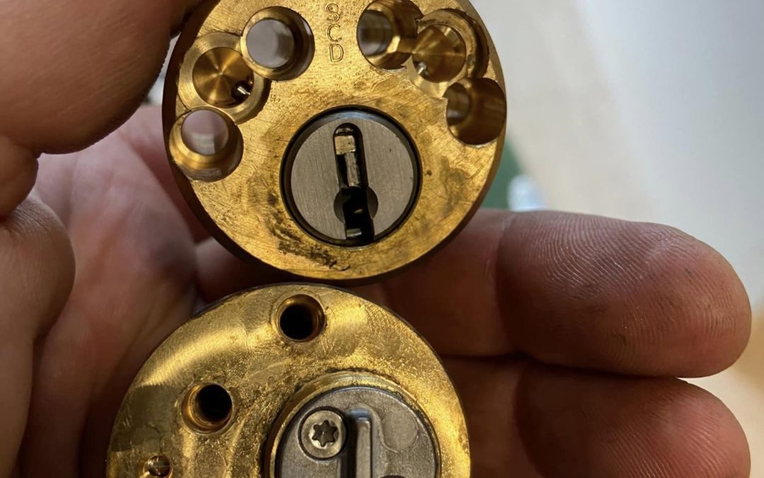 Assa Abloy Round Double Cylinder Lock Installation in Brighton