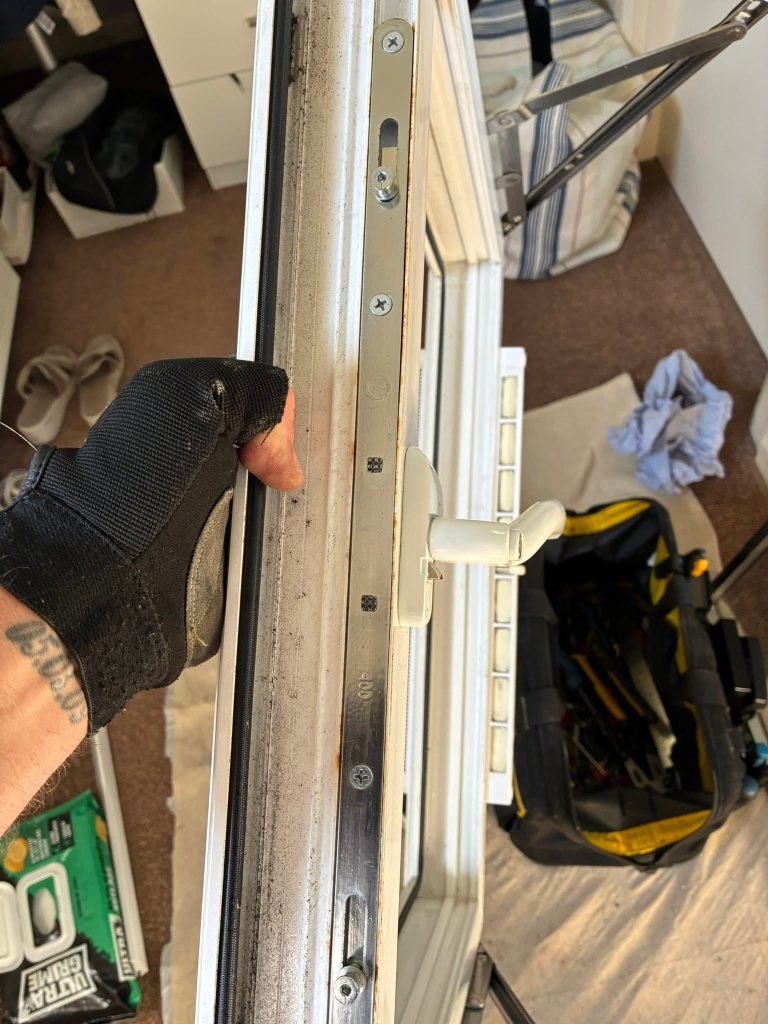 Handling the UPVc window carefully